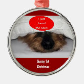 PEEK EEN BOO POP "1st CHRISTMAS ORNAMENT" Metalen Ornament (Voorkant)