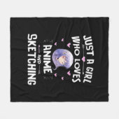 Peekabo Anime Classic Fleece Deken (Voorkant (Horizontaal))