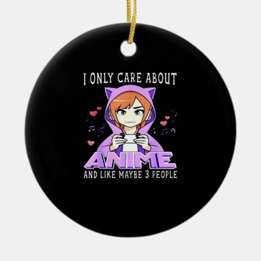 Peekabo Anime Manga Keramisch Ornament (Voorkant)