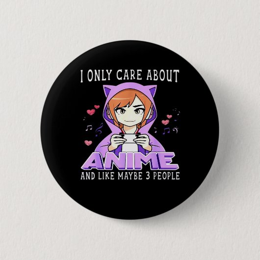 Peekabo Anime Manga Ronde Button 5,7 Cm (Voorkant)