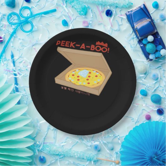 Peekabo Basic & Grappig ontwerp Papieren Bordje (Feest)