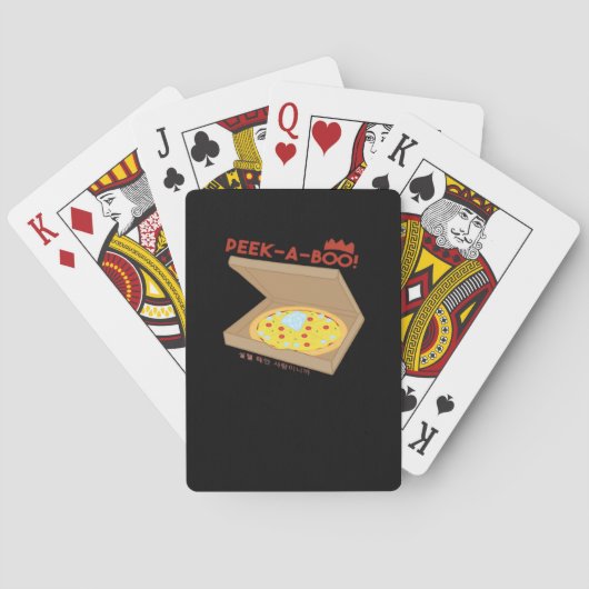 Peekabo Basic & Grappig ontwerp Pokerkaarten (Achterkant)