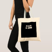 Peekabo Funny Halloween Tote Bag (Voorkant (product))