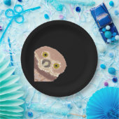 Peekabo Grappig Ontwerp Voor Halloween Papieren Bordje (Feest)