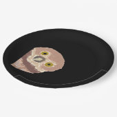 Peekabo Grappig Ontwerp Voor Halloween Papieren Bordje (Gekanteld)