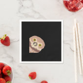 Peekabo Grappig Ontwerp Voor Halloween Servet (Insitu)