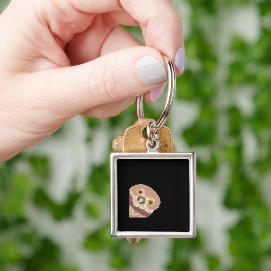 Peekabo Grappig Ontwerp Voor Halloween Sleutelhanger (Hand)