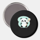 Peekabo Panda Magneet (Voorkant / Achterkant)