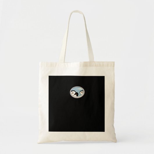 Peekabo-pinguïns Tote Bag (Voorkant)