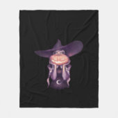 Peekabo Pumpkin Fleece Deken (Voorkant)