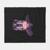 Peekabo Pumpkin Fleece Deken (Voorkant (Horizontaal))