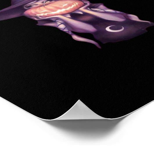 Peekabo Pumpkin Poster (Hoek)