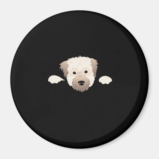 Peekabo Pup Magneet (Voorkant)