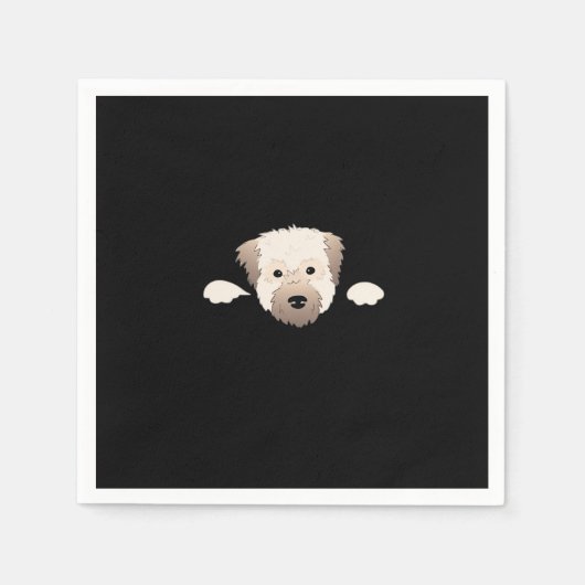 Peekabo Pup Servet (Voorkant)