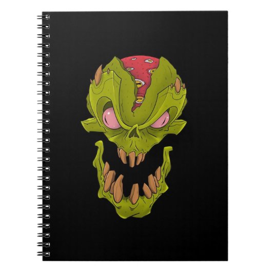 Peekabo Skull Notitieboek (Voorkant)