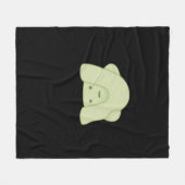 Peekabo Smiski Fleece Deken (Voorkant (Horizontaal))