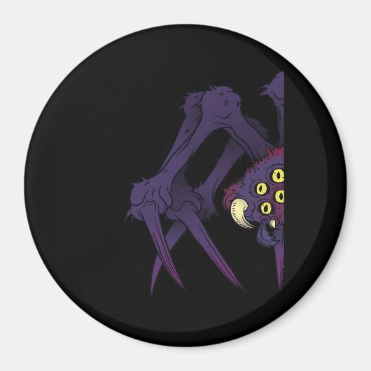 Peekabo Spider Magneet (Voorkant)