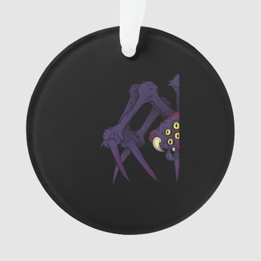 Peekabo Spider Ornament (voorkant)