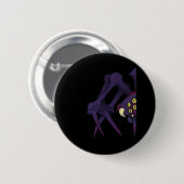 Peekabo Spider Ronde Button 5,7 Cm (Voorkant /achterkant)