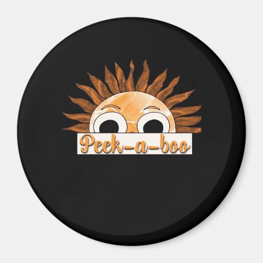 Peekabo Sunshine Magneet (Voorkant)