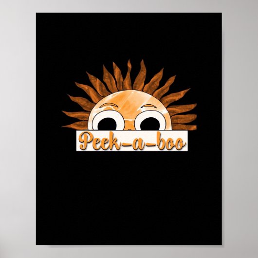 Peekabo Sunshine Poster (Voorkant)