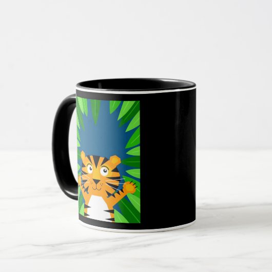 Peekabo Tiger Mok (Voorkant links)