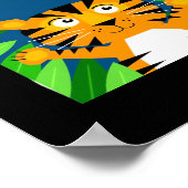 Peekabo Tiger Poster (Hoek)