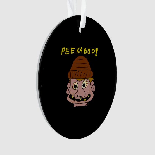 Peekabo Weird Man Ornament (voorkant)