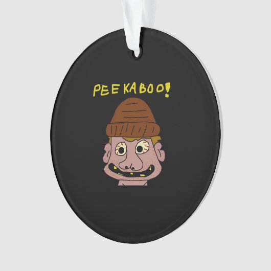 Peekabo Weird Man Ornament (voorkant)