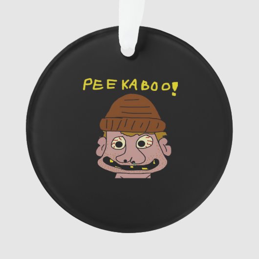 Peekabo Weird Man Ornament (voorkant)