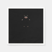 Peekabo (wit) servet (Voorkant)