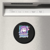 Peekaboo Anime Funny Magneet (Insitu (Vaatwasser))