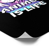 Peekaboo Anime Funny Poster (Hoek)