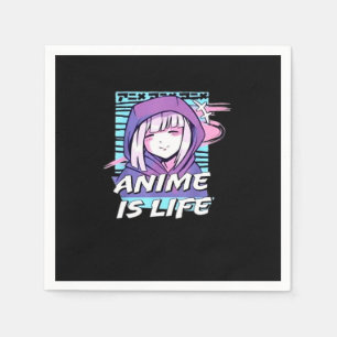 Peekaboo Anime Funny Servet