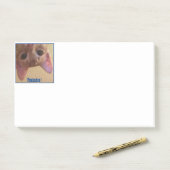 Peekaboo! Archie ziet je! Post-it® Notes (Op bureau)