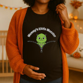 Peekaboo Baby Monster Moederschap Halloween T-shirt