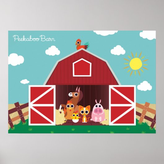 Peekaboo Barn Daytime Landscape Group 1 Poster (Voorkant)