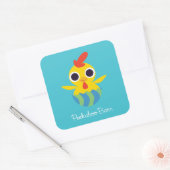 Peekaboo Barn Easter | Bandit the Chick Vierkante Sticker (Envelop)