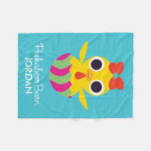 Peekaboo Barn Easter | Bayla de Chick Fleece Deken (Voorkant (Horizontaal))