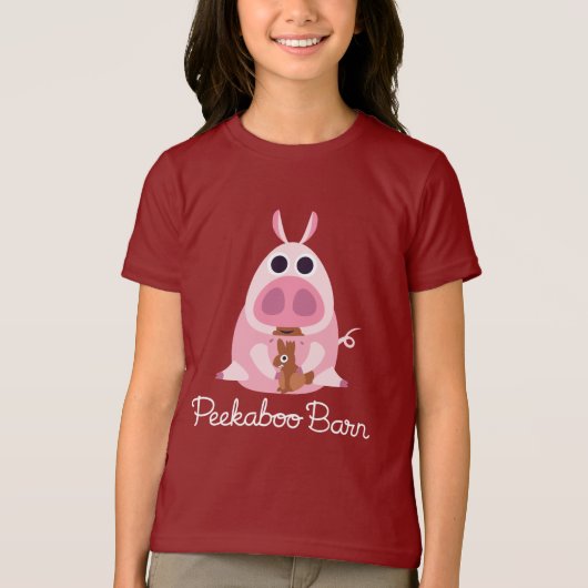 Peekaboo Barn Easter | Leary the Pig T-shirt (Voorkant)