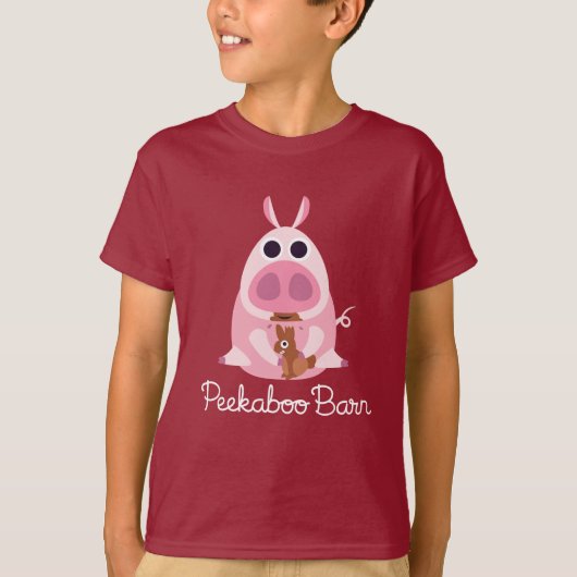 Peekaboo Barn Easter | Leary the Pig T-shirt (Voorkant)