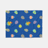 Peekaboo Barn Easter | Paaseipatroon Fleece Deken (Voorkant (Horizontaal))