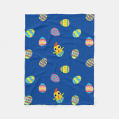 Peekaboo Barn Easter | Paaseipatroon Fleece Deken (Voorkant)