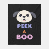 Peekaboo Basic-ontwerp Fleece Deken (Voorkant)