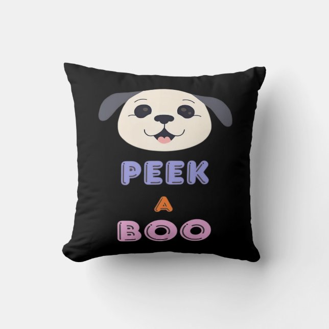 Peekaboo Basic-ontwerp Kussen (Voorkant)