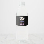 Peekaboo Basic-ontwerp Waterfles Etiket (Voorkant)