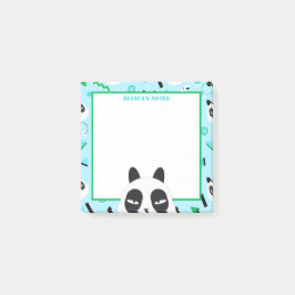 Peekaboo Blauwe Pandabeer Post-it® Notes