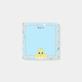 Peekaboo Blue Baby Chick Post-it® Notes (Voorkant)