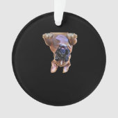 Peekaboo Boxer Ornament (voorkant)