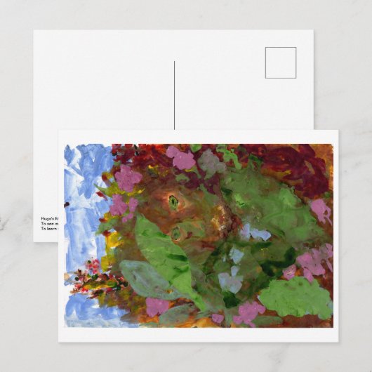 Peekaboo briefkaart (Voorkant / Achterkant)